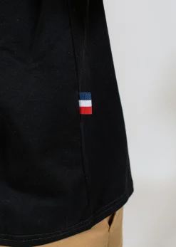 T-shirt noir COMPASS TRIM
