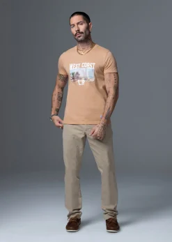 T-shirt orange SPHAX MAPS