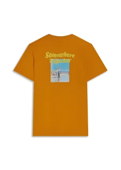 T-shirt orange SUMMER MAPS