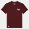 T-shirt rouge STUZ MAPS