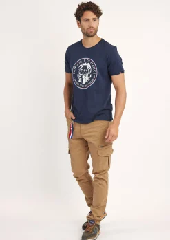 T-shirt VENDOME NATIONAL bleu marine