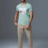 T-shirt vert SPHAX MAPS