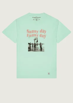 T-shirt vert STAIR MAPS