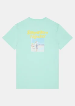 T-shirt vert SUMMER MAPS