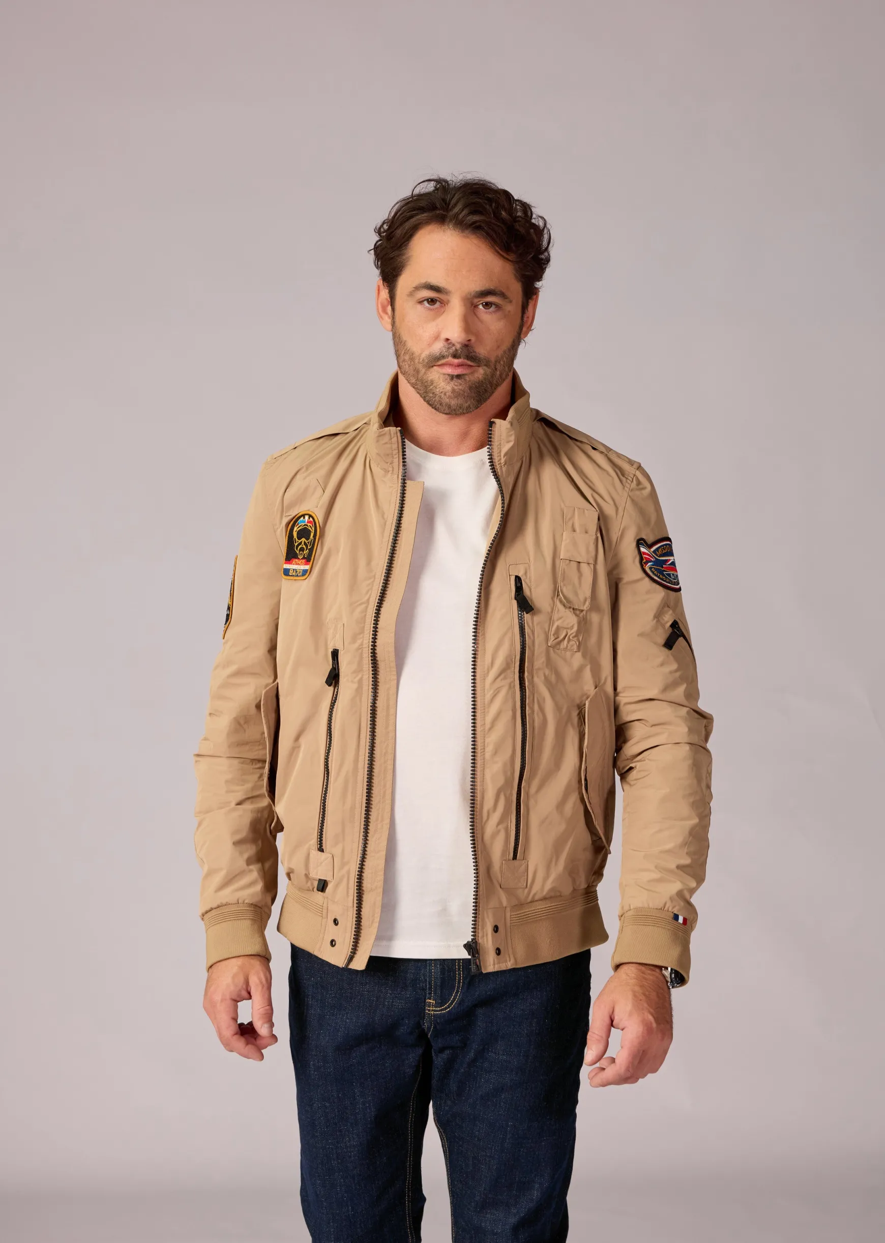 Veste beige CRUISER MEMORY