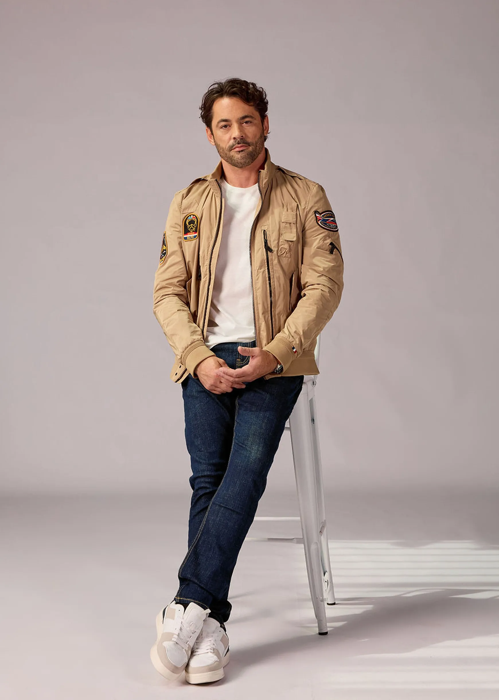Veste beige CRUISER MEMORY