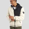 Veste blanc cassé / noire PACI SKY