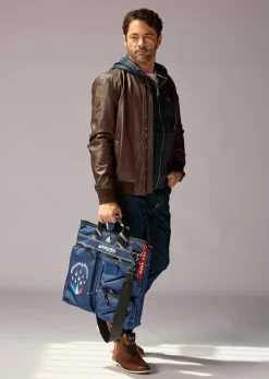 Veste en cuir marron MISSION PREMIUM