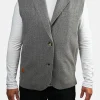 Veste sans manche grise TRUMAN LUCIE