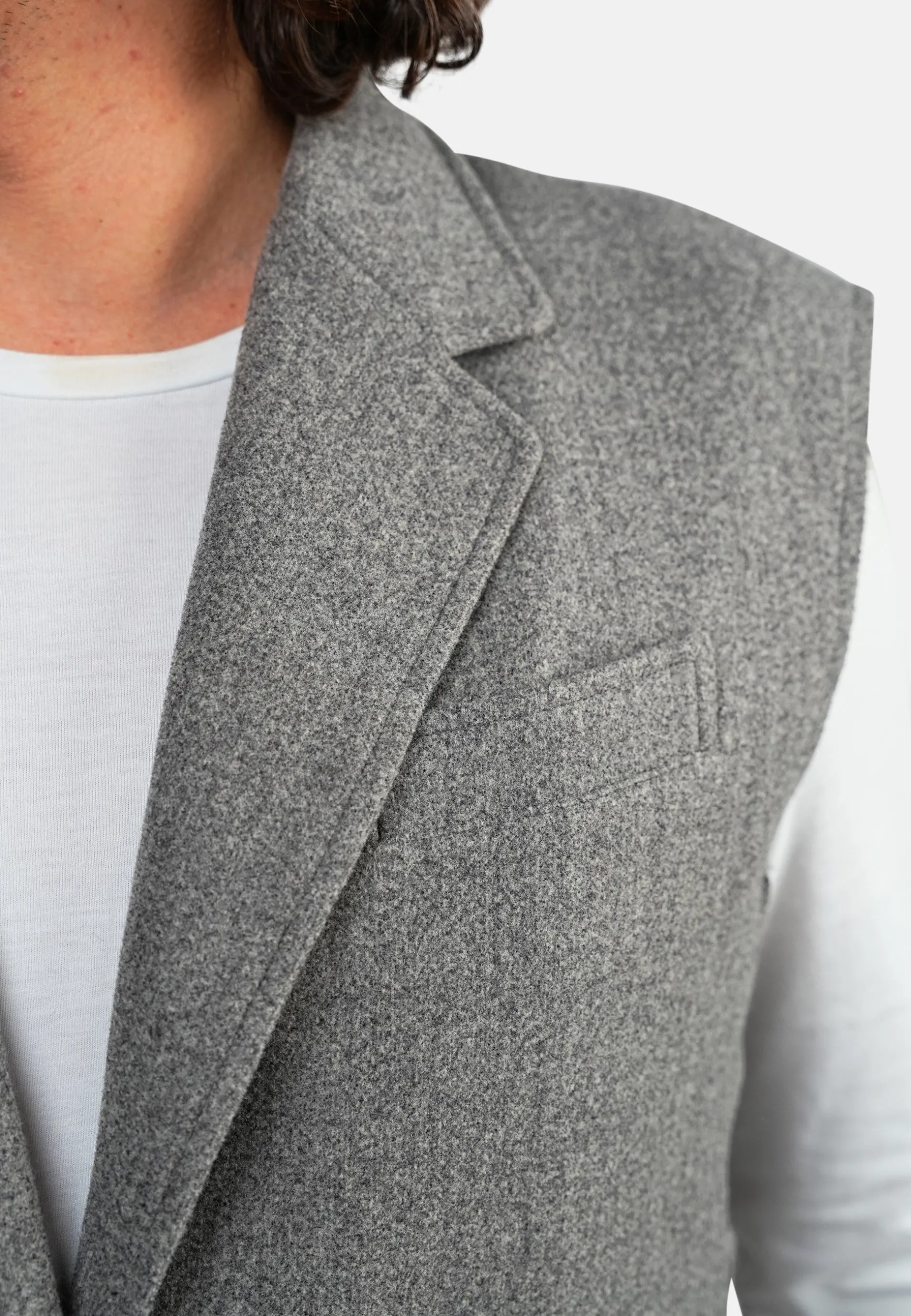 Veste sans manche grise TRUMAN LUCIE