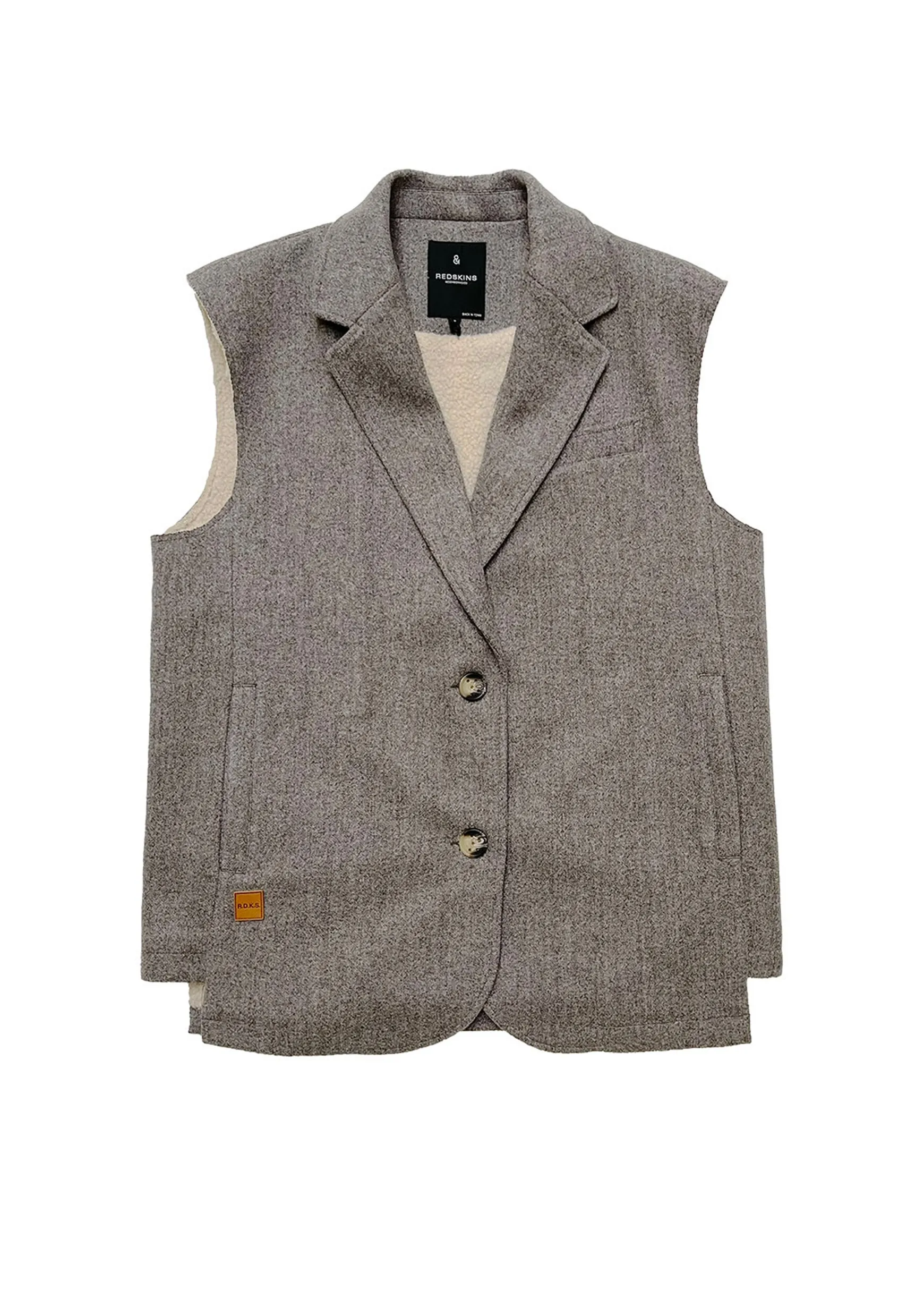 Veste sans manche grise TRUMAN LUCIE
