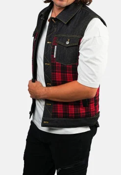 Veste sans manche noire DAWN PLOUTCH